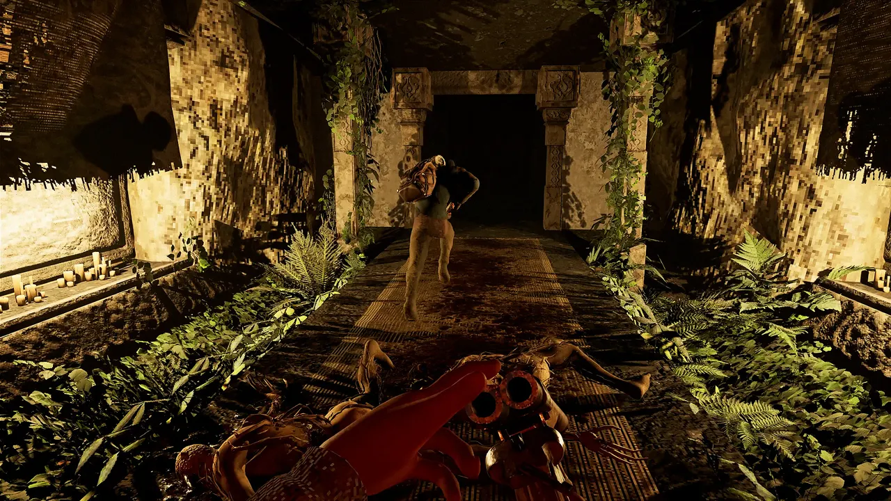 Overgrown underground ruins in Frostrail